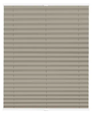 Produktbild von Lichtblick Plissee Klebfix, ohne Bohren, verspannt, blickdicht beige 120 cm x 130 cm (B x L)