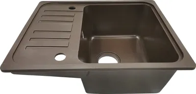Obrázek produktu pro Aquamarin Granitový kuchyňský dřez, 57 x 45 cm, hnědý