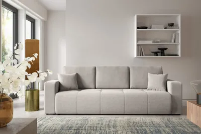 Produktbild von Intenso Schlafsofa mit Schlaffunktion, Bettkasten "WIND", Grau