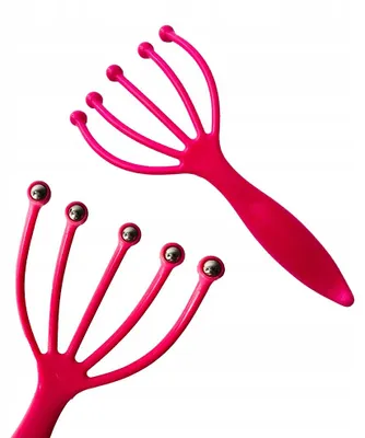Produktbild von Rosa Kopfhaut-Masażer Grabki für Haarwuchs & Pflege