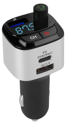 Immagine prodotto di Trasmettitore multifunzione 12-24V, frequenze 87,5-108MHz, modello KD3668
