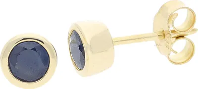 Produktbild von JuwelmaLux Ohrstecker 333 Gold mit Saphir JL39-06-0337