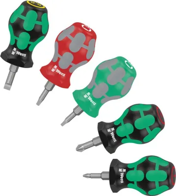 Produktbild von Wera Stubby Set 3 Schraubendrehersatz