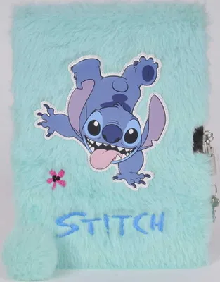 Image de Agenda en peluche avec cadenas Stitch