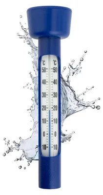 Zdjęcie produktu dla Pływające termometry do basenu, z czytelną skalą, do użytku w spa i basenach, mierniki temperatury wody