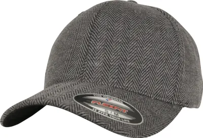 Immagine prodotto di Cappello da baseball a spina di pesce Flexfit by Yupoong RW7701 (S/M) (nero/grigio screziato)
