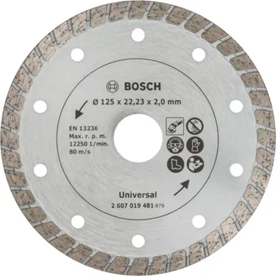 Imagen del producto de Disco de corte diamantado Turbo, diámetro: 125 mm