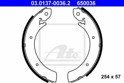 Produktbild von Ate Bremsbackensatz  03.0137-0036.2
