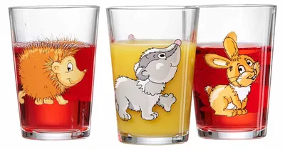Kinderbecher Waldtiere 3er-Set 205 ml spülmaschinenfest