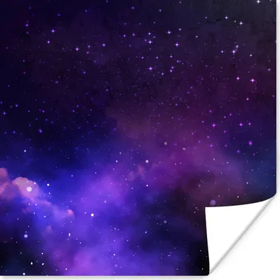 Produktbild von MuchoWow® Poster Sternenhimmel - Sonne - Universum 50x50 cm - Wohnzimmerdekoration