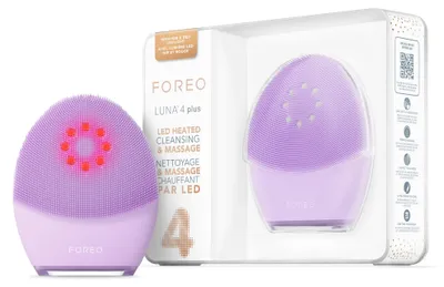 Produktbild von FOREO LUNA 4 plus 2-in-1 Gesichtsreinigungs- & Pflegegerät – Mit LED-Licht & Mikrostrom – Für empfindliche & normale Haut