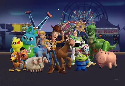 Produktbild von Disney vlies auf Keilrahmen Toy Story Multicolor - 612814 - 60 cm x 40 cm