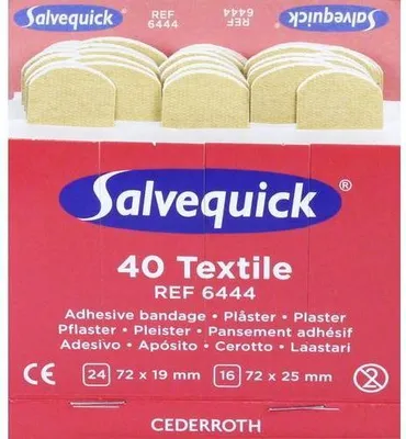 Produktbild von SALVEQUICK Pflasterstrips elastisch Refill 6444