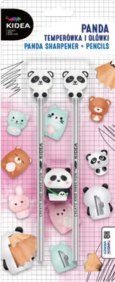 Produktbild von Panda Spitzer Mit Bleistiften 3 Stk Kidea 0231