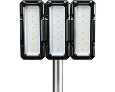 Obrázek produktu pro Hikoki UB18DGW4Z, LED, 3 žárovek, IP55, 8000 mAh, Černá, Zelená, Nerezová ocel, Stojací pracovní světlo