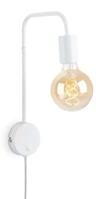 Productafbeelding van Briloner Wandleuchte Leselampe Weiß max. 10W E27 verstellbar + Schalter