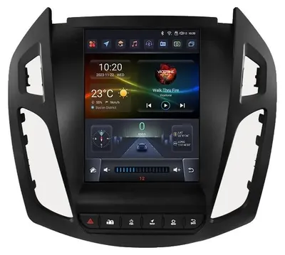 Obrázok produktu pre Multimediálny systém do auta, dotykový displej, kompatibilita so smartfónmi, kompatibilný s modelom Ford Transit Tourneo Connect (2013-2018), audio systém s GPS, cúvacia kamera S4 AIPro