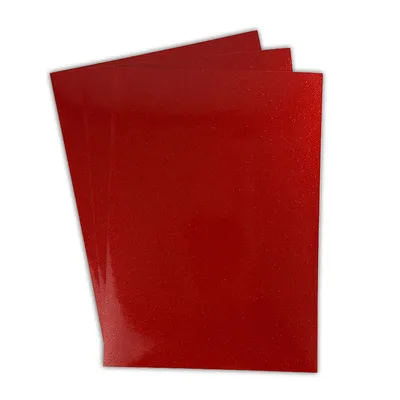 Produktbild von craftcut® BlingBling Vinylfolie RED DIN A4