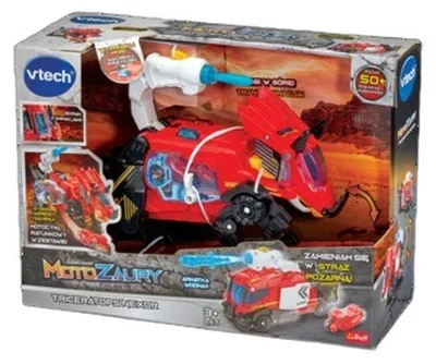 Produktbild von VTECH Motozaury - Triceratops Nexor XL - Straż pożarna