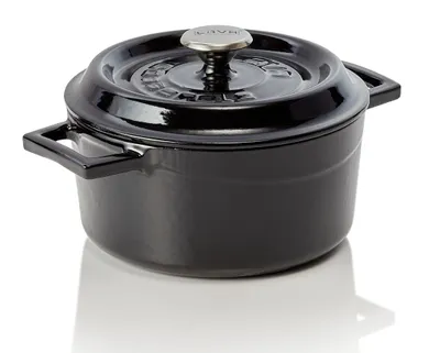 Obrázek produktu pro Litinový hrnec kulatý 16cm - černý