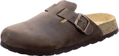 Produktbild von Natural Sense Damen Hausschuhe Clog Leder braun 1152535 , Schuhgröße:41 EU