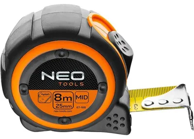 Immagine prodotto di NEO TOOLS Metro a nastro in acciaio arrotolato 8 m x 25 mm, magnete