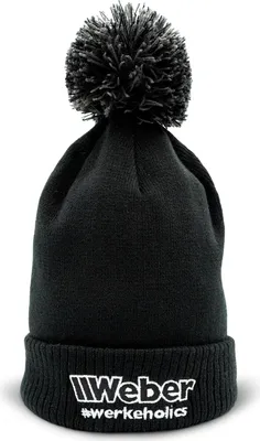 Produktbild von Weber #Werkeholics Bommelmütze schwarz Mütze Bommel Strick Uni Herren / Damen