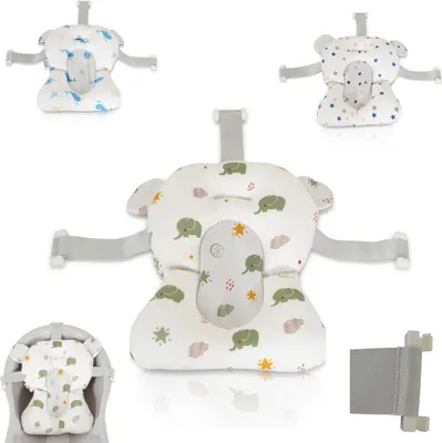 Produktbild von Moni Baby-Badekissen Sea Stars HA-B48, Badeauflage, Kunststoff Clips, ab Geburt grn