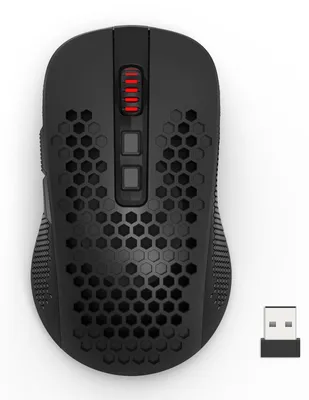 Produktbild von REDRAGON M694-RGB HANA, RF Wireless + Bluetooth + USB Type-C, Schwarz