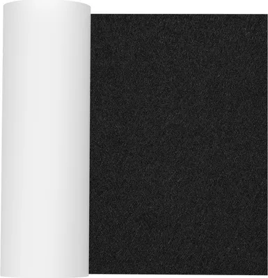 Produktbild von Clanmacy Filzgleiter selbstklebend 50x150cm Filz selbstklebend Bodenschutz für Möbel Möbelgleiter Schwarz
