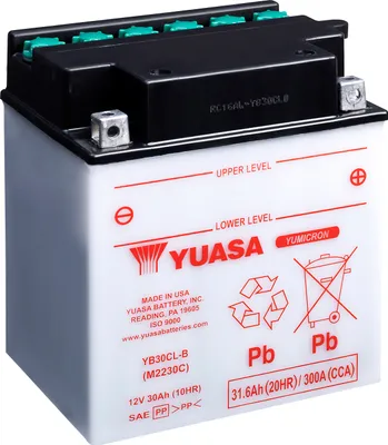 Produktbild von Yuasa Battery Yb30cl-b 31.6ah/12v Geflutete Blei-säure-batterie Durchsichtig Durchsichtig One Size