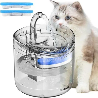 Image de Fontaine à eau automatique pour chats Kat 18 L avec 2 modes et filtre - Pompe silencieuse pour chats