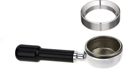 Produktbild von scarlet espresso | Präzisions-Trichter »Barista Cono L 58,5 mm« aus Edelstahl für Siebträger, Dosing Funnel Fülltrichter für 58,5 mm Tamper, Farbe:Silber