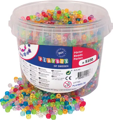 Produktbild von Kongoperlen transparent, ca. 5100 Stück