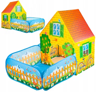 Image de Tente maison pour enfants ferme de village IPLAY