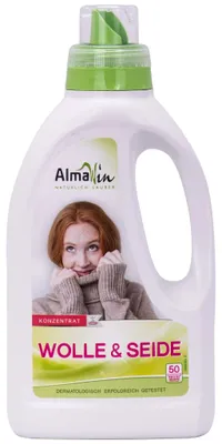 Immagine prodotto di Detersivo lana e seta, detersivo lana, detersivo delicati, 750 ml per 50 lavaggi