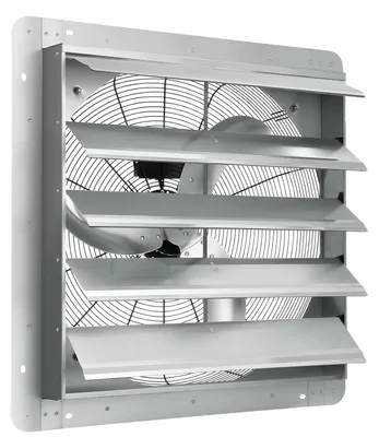 Produktbild von Abluftventilator - Wandventilator - Wandabluftventilator - Lamellenventilator - Dachbodenventilator - 610 mm