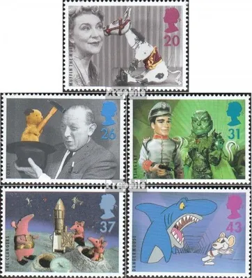 Produktbild von Briefmarken Großbritannien 1996 Mi 1652A-1656A (kompl.Ausg.) postfrisch Fersehprogramm für Kinder
