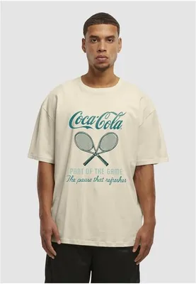 Immagine prodotto di Maglietta da uomo Mr. Tee Coca Cola Tennis Club Loose Tee sabbia - S