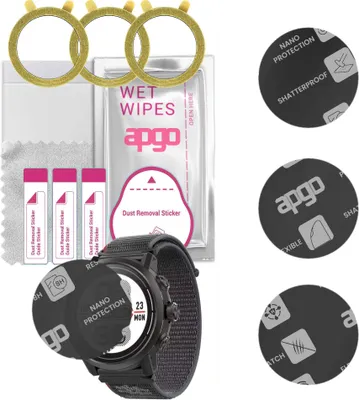 Produktbild von apgo 3 Stück Schutzglas, Matt, kompatibel mit Coros APEX 2 Smartwatch, Hybrid 8H, Ersatz für Hartglas, Displayschutzglas, Bildschirmschutz, Displayschutz, kratzfest