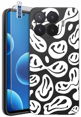 Productafbeelding van Beschermhoezen voor de Xiaomi 17T – Designs | Mat siliconen hoesje + 9H-glas