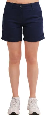 Produktbild von NORTH SAILS – Stretch-Shorts aus Baumwolle für Damen mit Logo-Aufnäher – Größe 38
