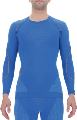 Obrázok produktu pre UYN Evolutyon Man Underwear Shirt Long Sleeves Lapis Blue/Blue/Orange Shiny S/M Pánske termoprádlo