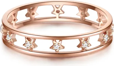 Produktbild von Glanzstücke München Ring Sterne Sterling Silber Zirkonia 50080301 54