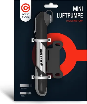 Produktbild von Optio Cycle Mini Fahrradpumpe Alle Ventile-Universal Luft-Bike Pump Perfekt für Französische Ventile- Luftpumpe Fahrrad