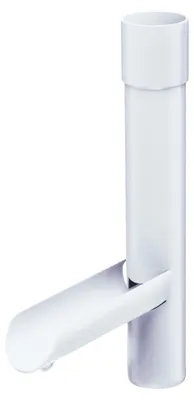 Produktbild von INEFA Regensammler für Fallrohr, PVC DN75 / 75mm Weiß Wasserklappe für Regenfallrohr, Dachrinnenzubehör, Germany