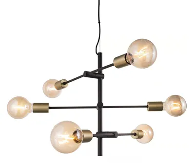 Image de Nordlux Suspension Josefine noir, laiton
