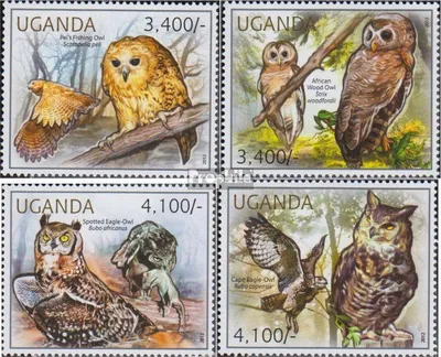 Produktbild von Briefmarken Uganda 2012 Mi 2795-2798 (kompl.Ausg.) postfrisch Eulen