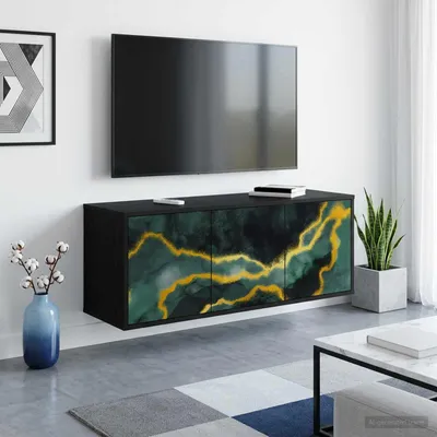 Productafbeelding van Maison Exclusive - Wandmontabele TV-kast WIJHE, 102 x 33 x 40 cm, houtvezelplaat