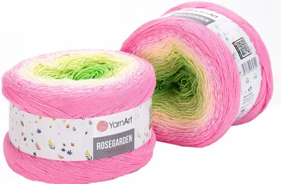 Zdjęcie produktu dla Yarn Art Rose Garden 314 Pink Green Przędza dziewiarska